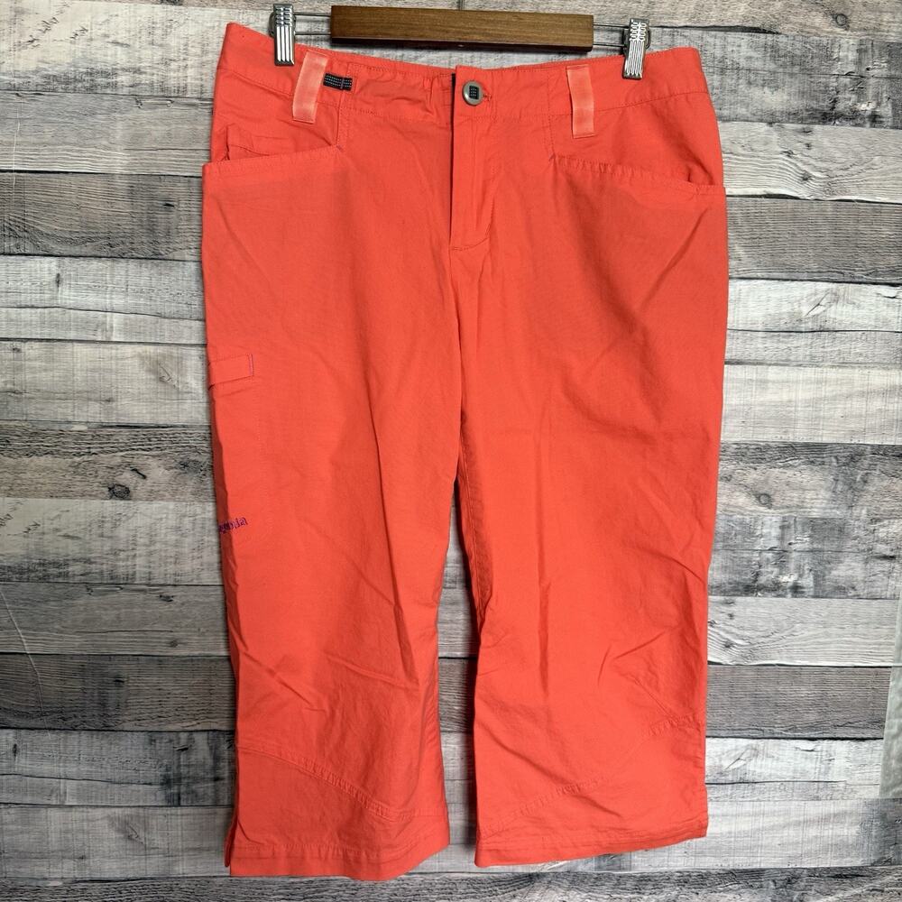 Patagonia Women's Venga Rock Capris Carve Coral Size 10 STY83095 NWT